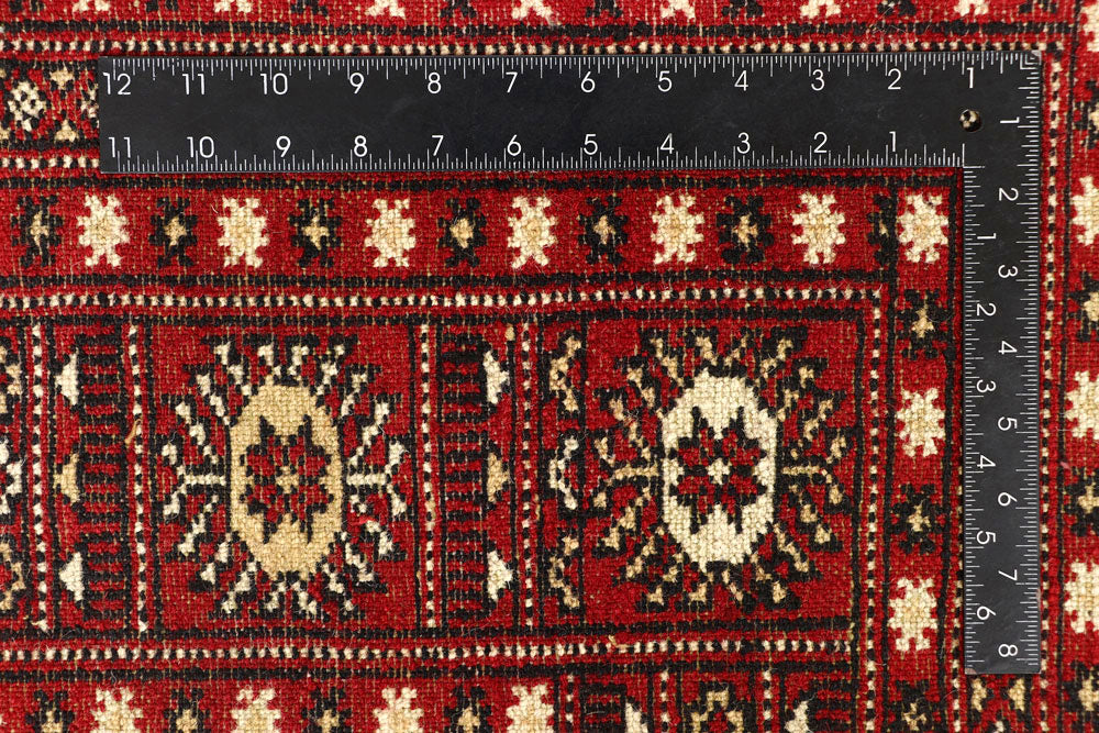 Firebrick Bokhara 7' 11 x 10' 2 - No. 59410 - ALRUG Rug Store