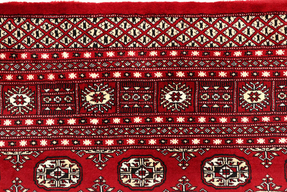 Firebrick Bokhara 7' 10 x 9' 11 - No. 59411 - ALRUG Rug Store