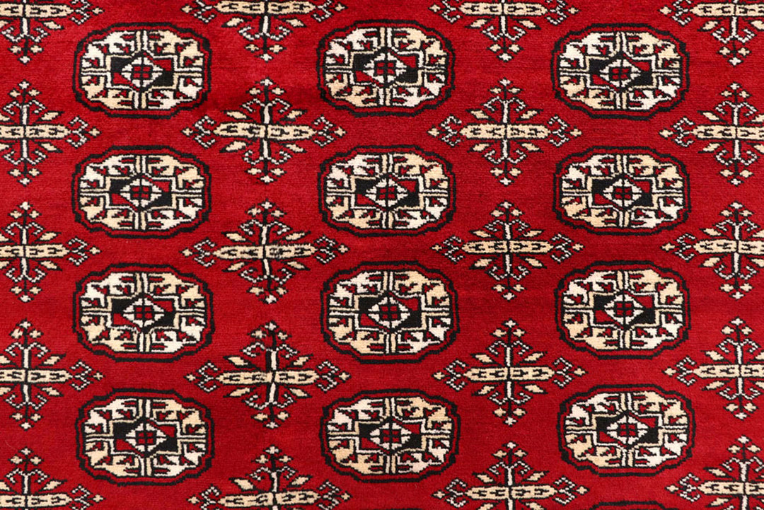 Firebrick Bokhara 7'  10" x 9'  11" - No. QA52301