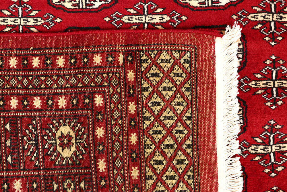 Firebrick Bokhara 7' 10 x 9' 11 - No. 59411 - ALRUG Rug Store