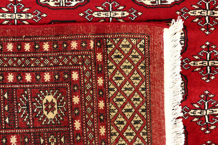 Firebrick Bokhara 7' 10 x 9' 11 - No. 59411 - ALRUG Rug Store