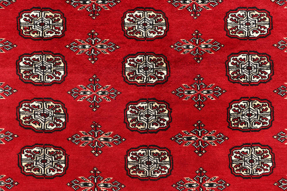 Red Bokhara 7' 10 x 10' - No. 59413 - ALRUG Rug Store