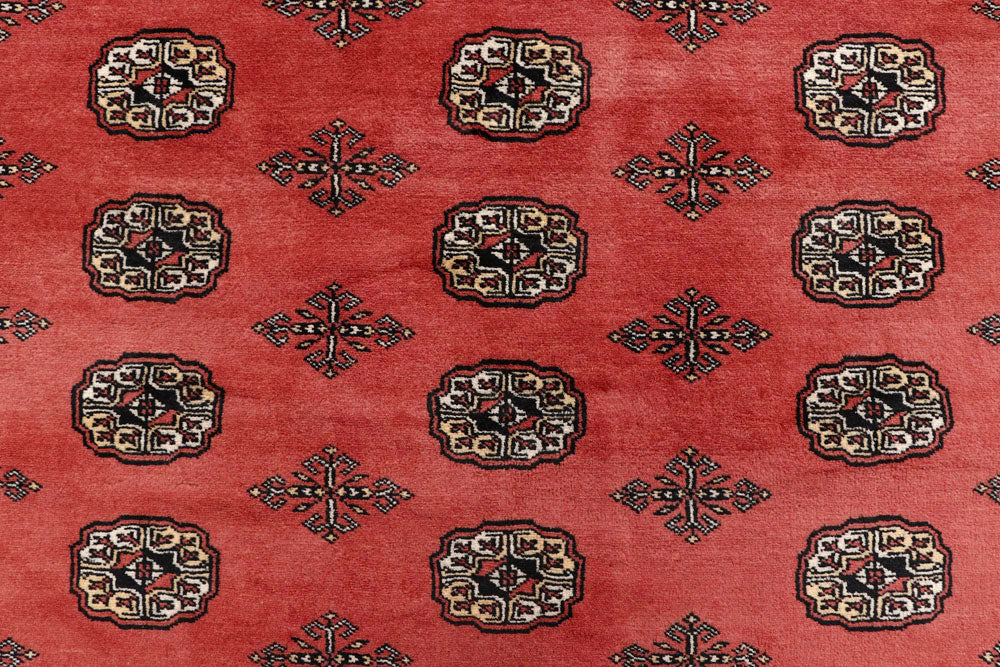Salmon Bokhara 8' 2 x 10' 2 - No. 59415 - ALRUG Rug Store