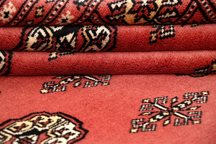 Salmon Bokhara 8' 2 x 10' - No. 59416 - ALRUG Rug Store