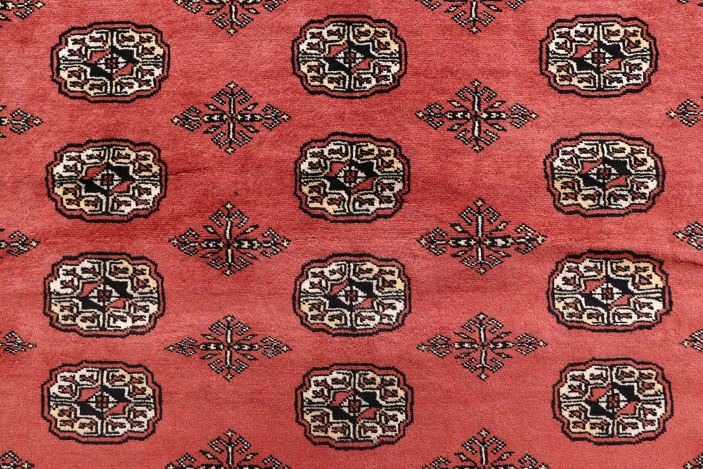 Salmon Bokhara 8' x 10' 2 - No. 59417 - ALRUG Rug Store