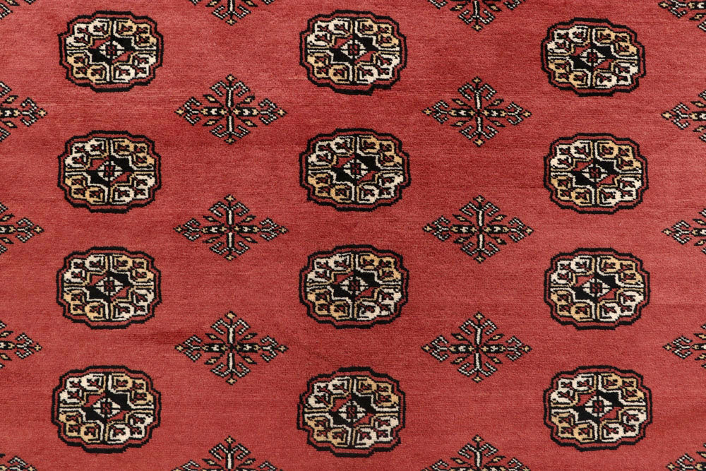 Salmon Bokhara 8' 2 x 10' 1 - No. 59419 - ALRUG Rug Store