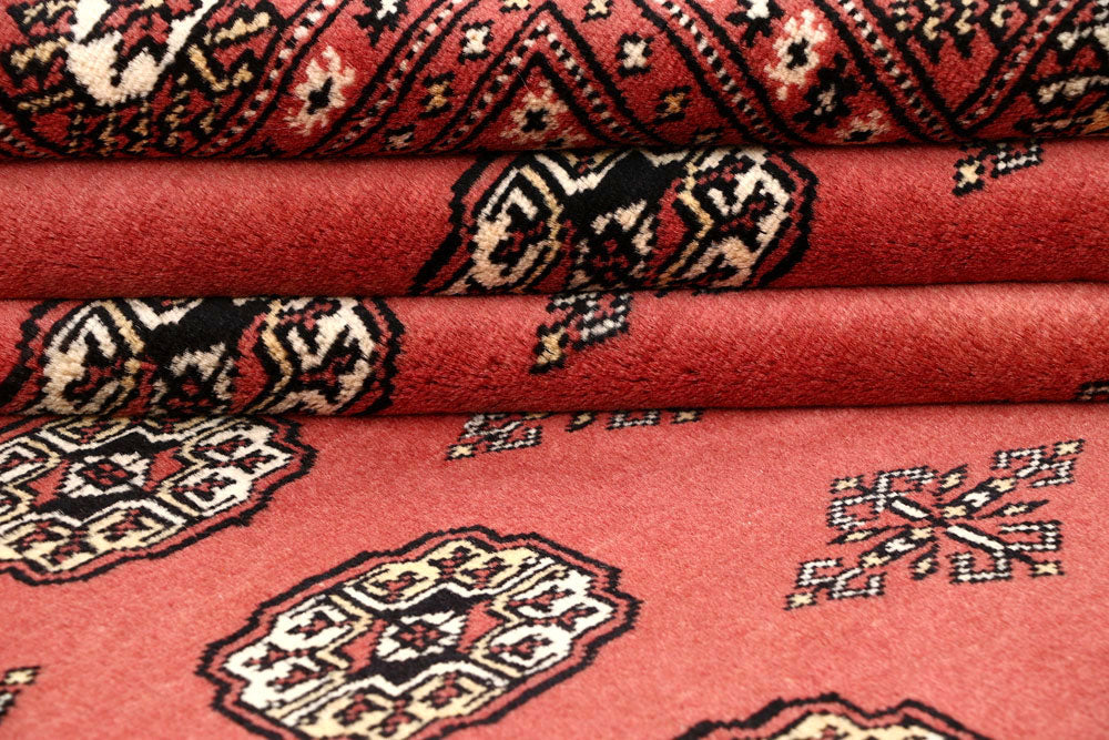 Salmon Bokhara 8' 2 x 10' 1 - No. 59419 - ALRUG Rug Store