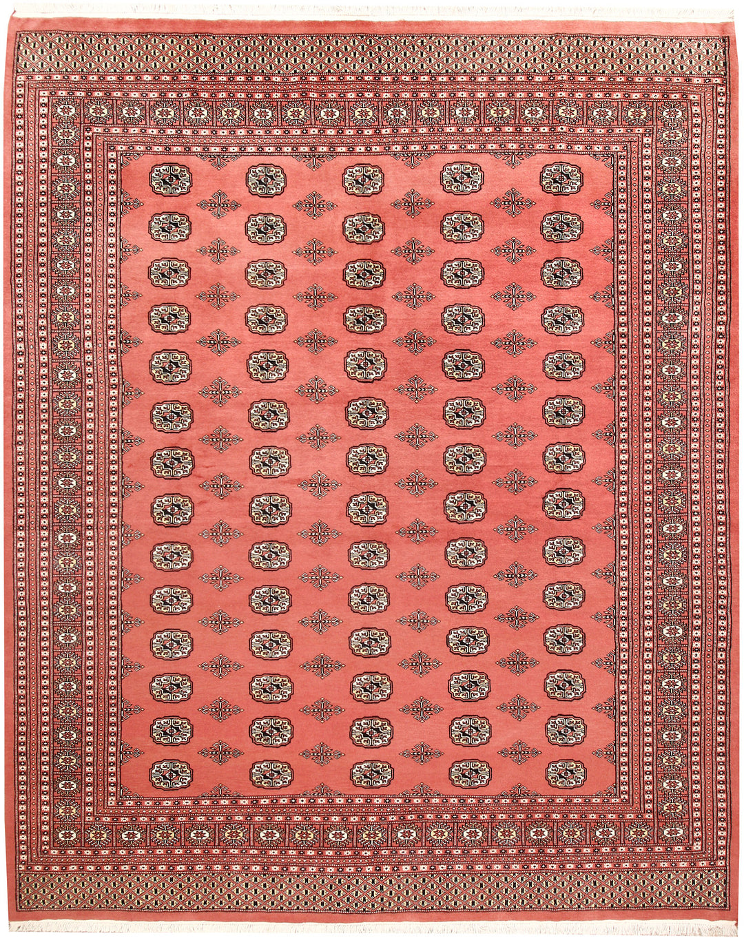 Salmon Bokhara 8' 2 x 10' 1 - No. 59419 - ALRUG Rug Store