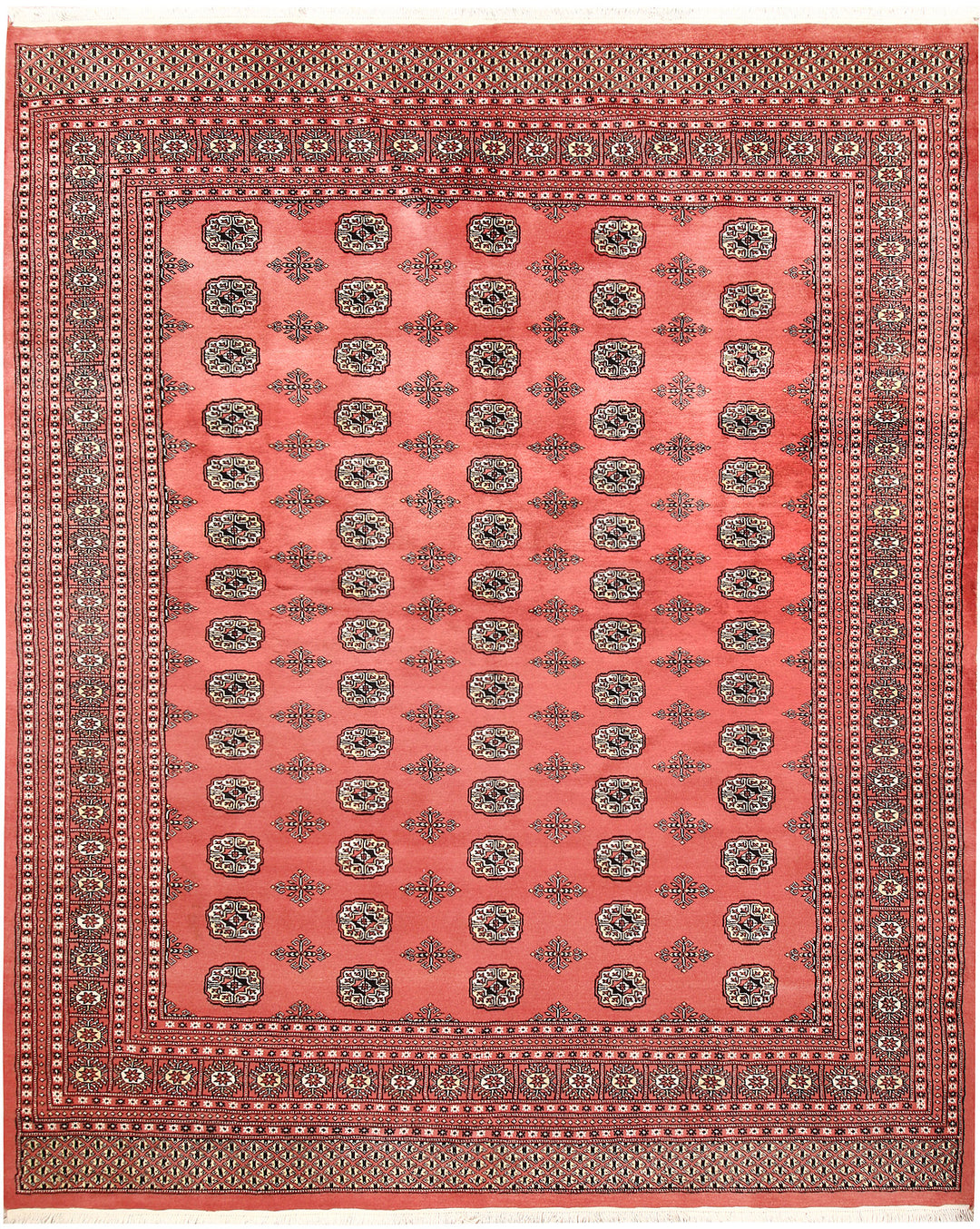 Salmon Bokhara 8' 2 x 10' - No. 59420 - ALRUG Rug Store