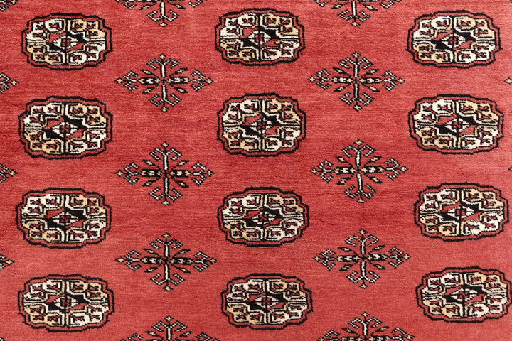 Salmon Bokhara 7' 10 x 9' 11 - No. 59422 - ALRUG Rug Store