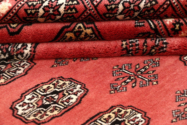 Salmon Bokhara 7' 10 x 9' 11 - No. 59422 - ALRUG Rug Store