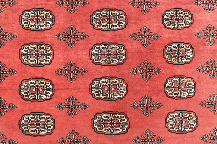 Salmon Bokhara 8' x 10' 2 - No. 59424 - ALRUG Rug Store
