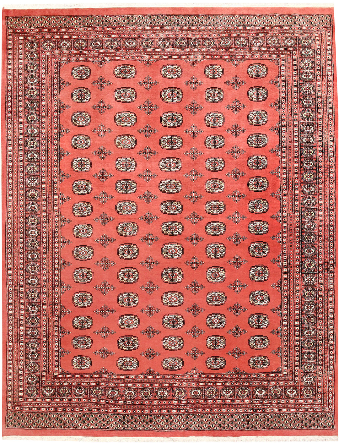 Salmon Bokhara 8' x 10' 2 - No. 59424 - ALRUG Rug Store