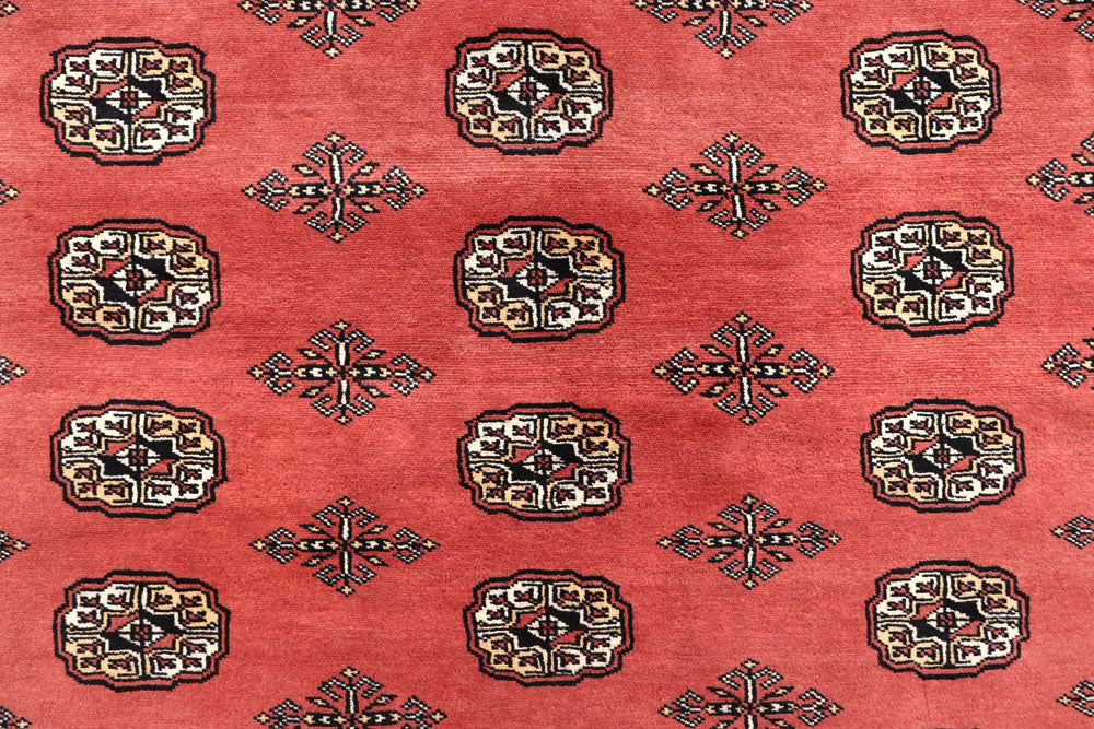 Salmon Bokhara 8' 2 x 9' 10 - No. 59425 - ALRUG Rug Store