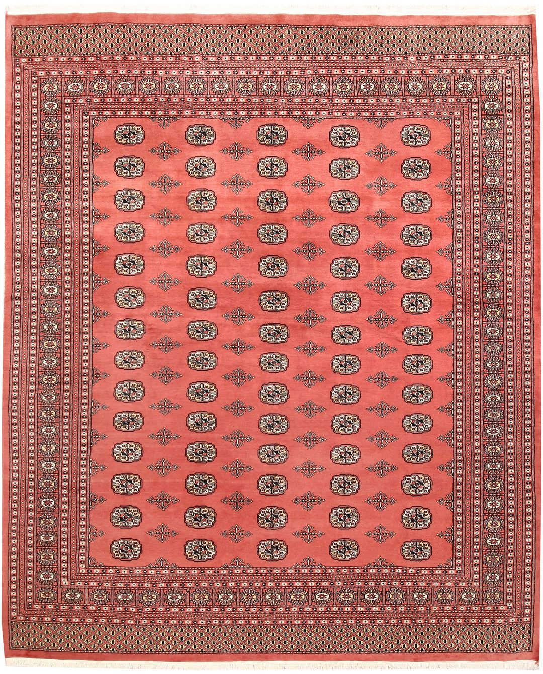 Salmon Bokhara 8' 2 x 9' 10 - No. 59425 - ALRUG Rug Store
