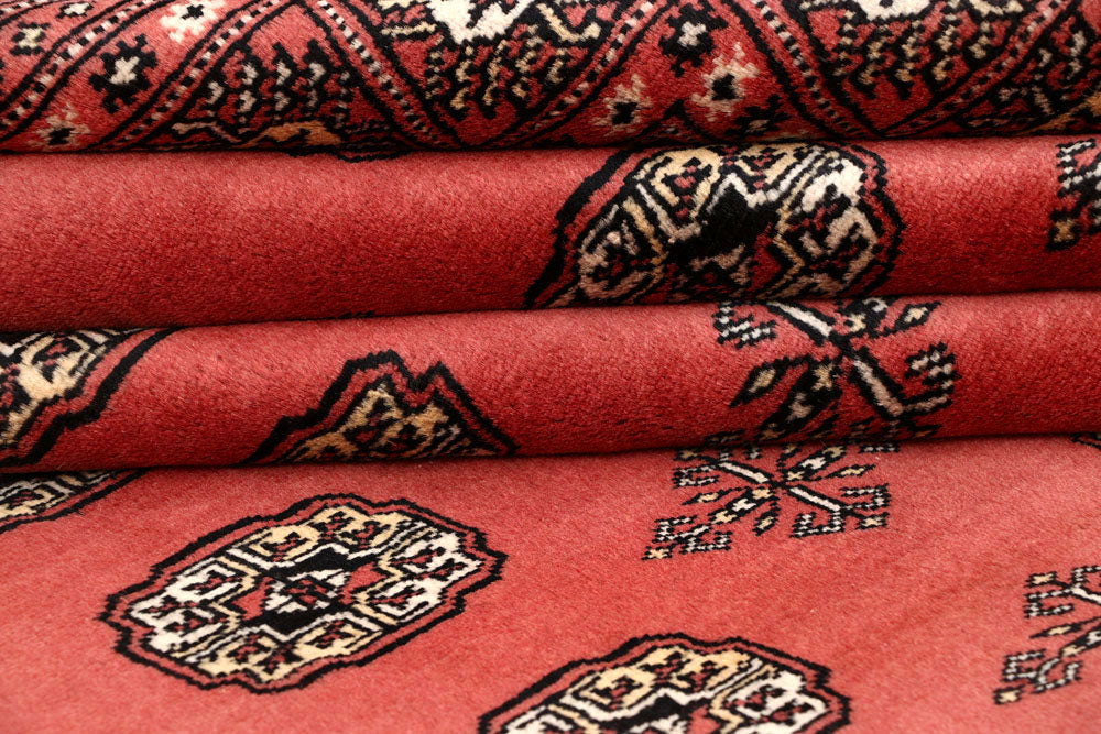 Salmon Bokhara 8' 2 x 10' 1 - No. 59426 - ALRUG Rug Store