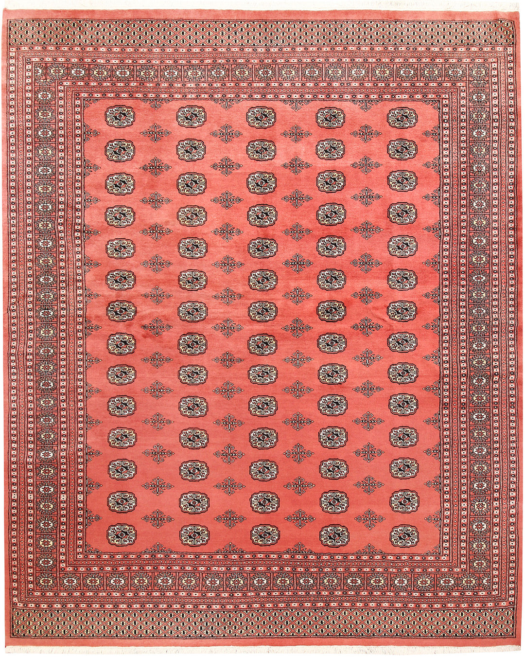 Salmon Bokhara 8' 2 x 10' 1 - No. 59426 - ALRUG Rug Store