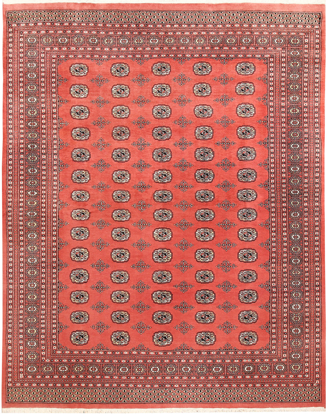 Salmon Bokhara 8' x 10' - No. 59427 - ALRUG Rug Store