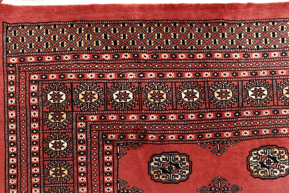 Salmon Bokhara 8' 1 x 10' 2 - No. 59428 - ALRUG Rug Store