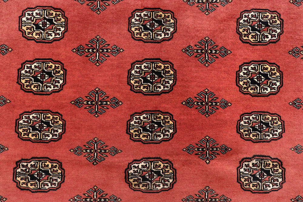 Salmon Bokhara 8' 1 x 10' 2 - No. 59428 - ALRUG Rug Store