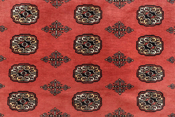 Salmon Bokhara 8' 1 x 10' 2 - No. 59428 - ALRUG Rug Store