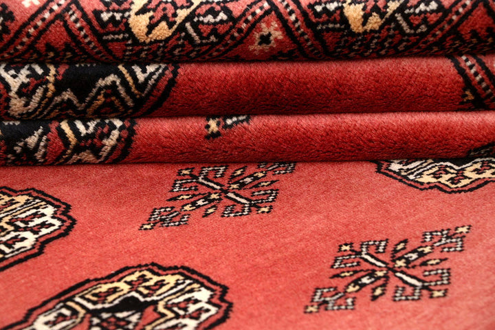 Salmon Bokhara 8' 1 x 10' 2 - No. 59428 - ALRUG Rug Store