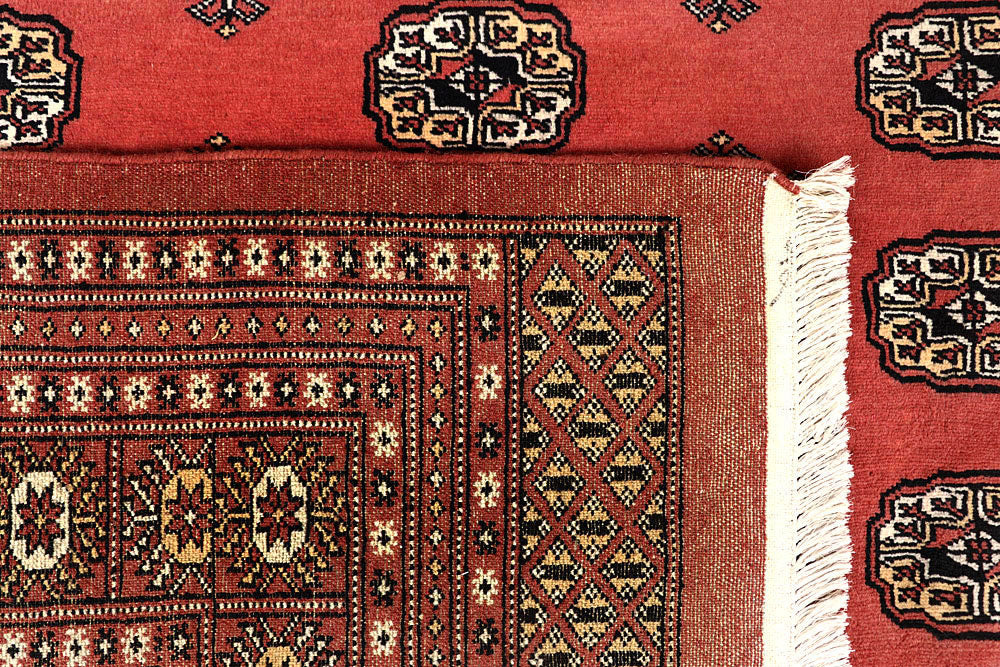 Salmon Bokhara 8' 1 x 10' 2 - No. 59428 - ALRUG Rug Store