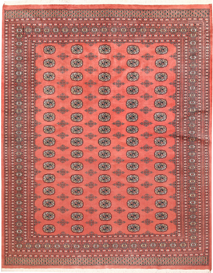 Salmon Bokhara 8' 1 x 10' 2 - No. 59428 - ALRUG Rug Store