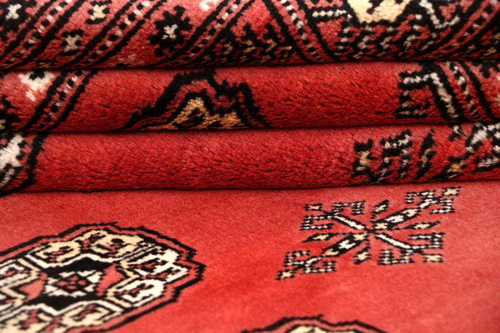 Salmon Bokhara 8' x 9' 11 - No. 59429 - ALRUG Rug Store