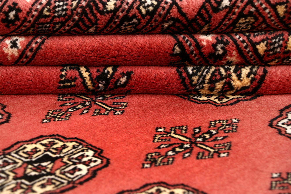 Salmon Bokhara 8' x 10' 6 - No. 59430 - ALRUG Rug Store