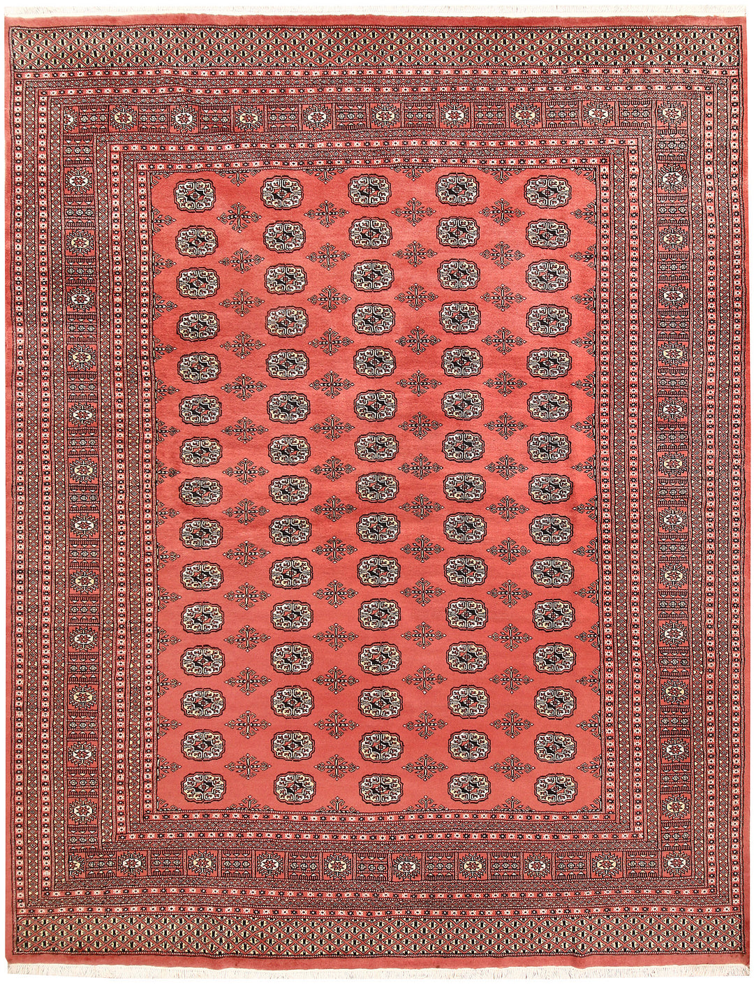Salmon Bokhara 8' x 10' 6 - No. 59430 - ALRUG Rug Store