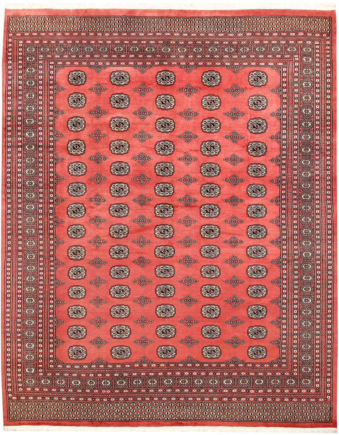 Salmon Bokhara 8' 2 x 10' 2 - No. 59431 - ALRUG Rug Store