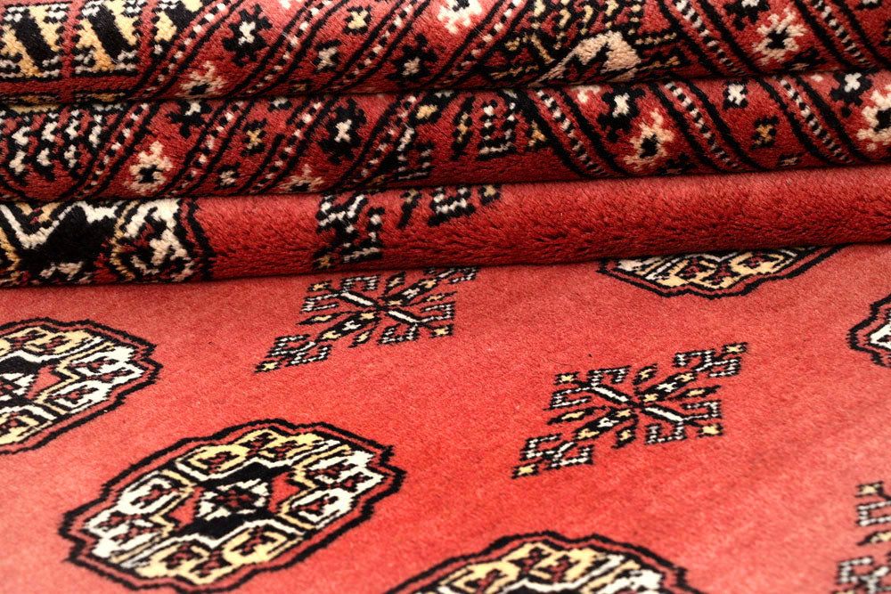 Salmon Bokhara 8' 2 x 10' 3 - No. 59432 - ALRUG Rug Store