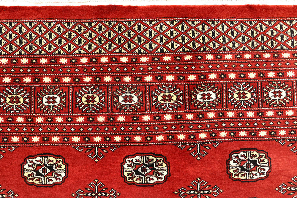 Orange Red Bokhara 8' 1 x 9' 5 - No. 59435 - ALRUG Rug Store