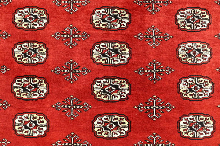 Orange Red Bokhara 8' 1 x 9' 5 - No. 59435 - ALRUG Rug Store