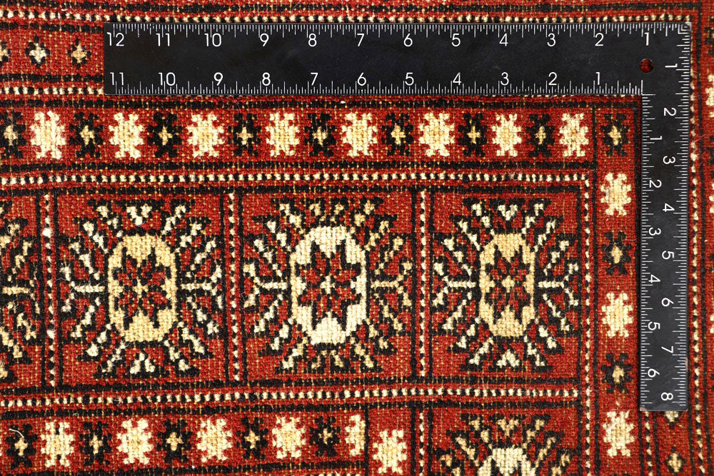 Orange Red Bokhara 8' 1 x 9' 5 - No. 59435 - ALRUG Rug Store