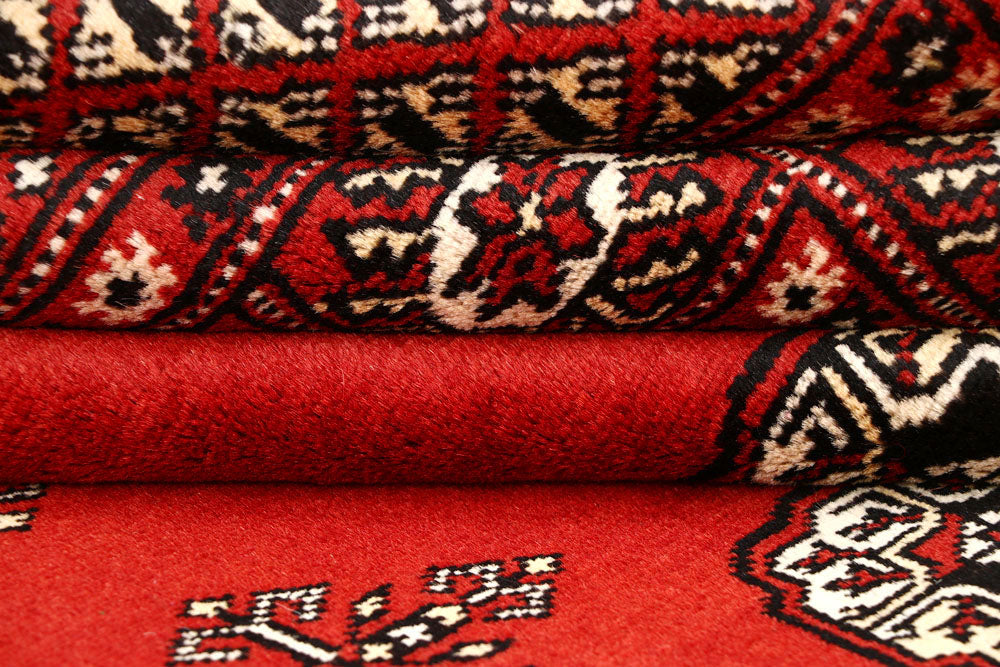 Firebrick Bokhara 8' 2 x 10' 4 - No. 59436 - ALRUG Rug Store