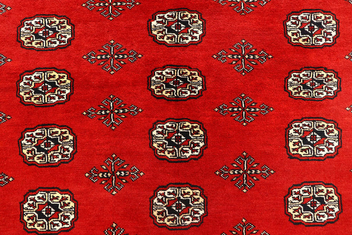 Firebrick Bokhara 8' 2 x 10' 2 - No. 59437 - ALRUG Rug Store