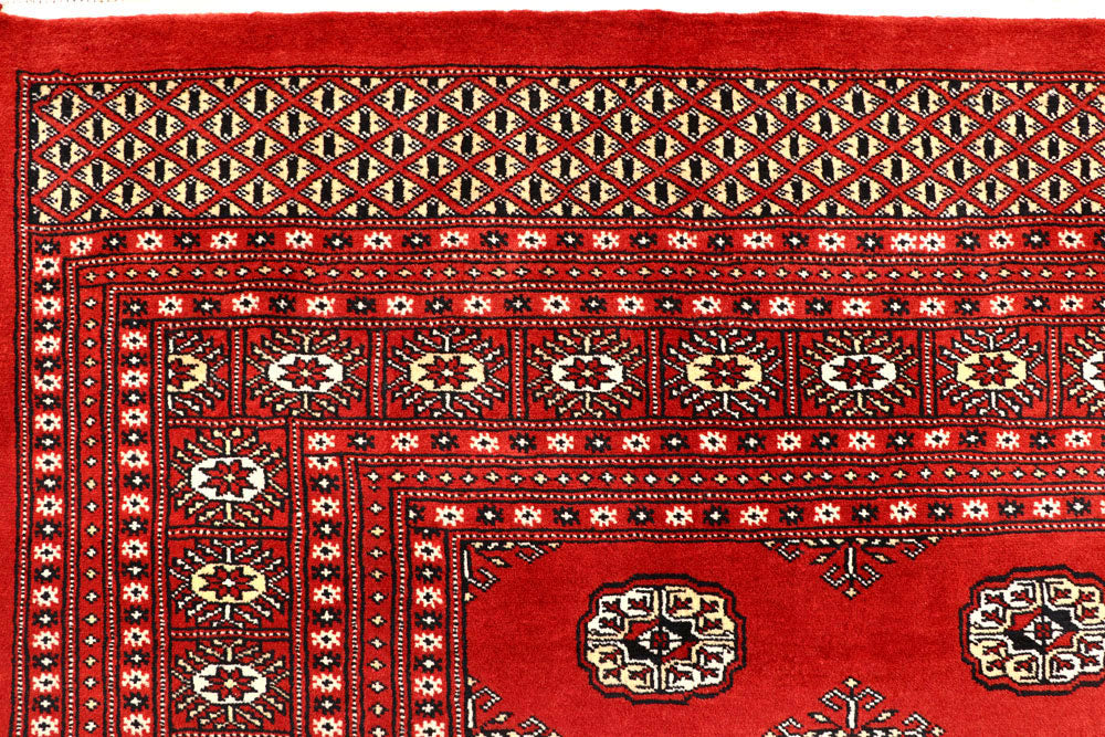 Firebrick Bokhara 8' 2 x 10' 3 - No. 59438 - ALRUG Rug Store