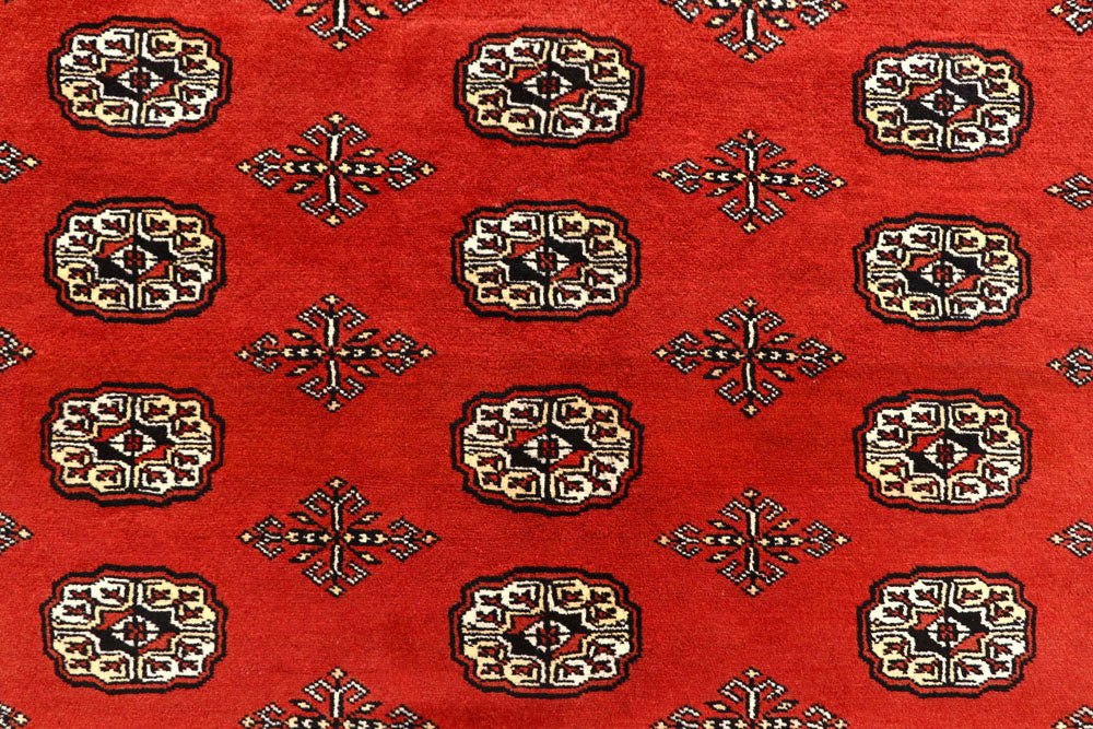 Orange Red Bokhara 8' 1 x 10' - No. 59439 - ALRUG Rug Store