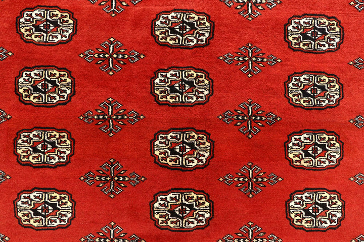 Orange Red Bokhara 8' 1 x 10' - No. 59439 - ALRUG Rug Store