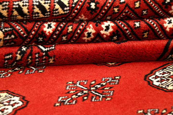 Orange Red Bokhara 8' 1 x 10' - No. 59439 - ALRUG Rug Store