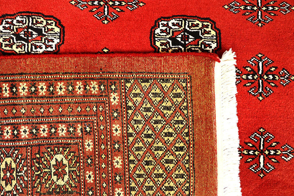 Orange Red Bokhara 8' 1 x 10' - No. 59439 - ALRUG Rug Store