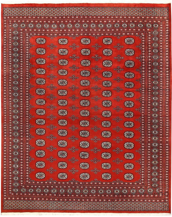 Orange Red Bokhara 8' 1 x 10' - No. 59439 - ALRUG Rug Store