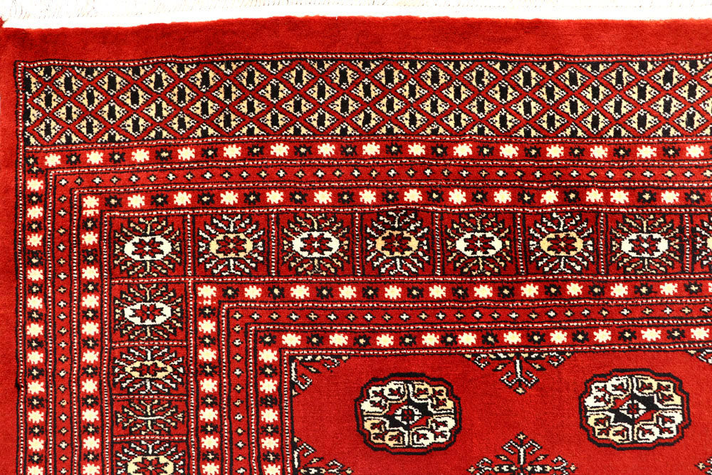 Firebrick Bokhara 8' 2 x 9' 9 - No. 59440 - ALRUG Rug Store