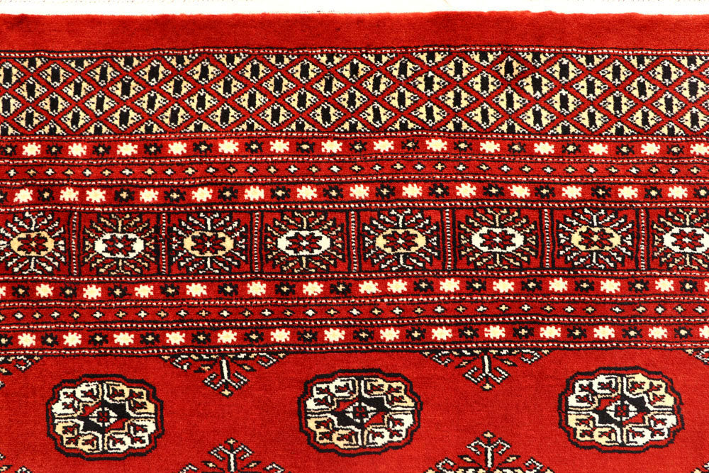 Firebrick Bokhara 8' 2 x 9' 9 - No. 59440 - ALRUG Rug Store