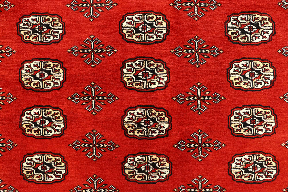 Firebrick Bokhara 8' 2 x 9' 9 - No. 59440 - ALRUG Rug Store