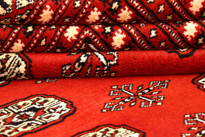 Firebrick Bokhara 8' 2 x 9' 9 - No. 59440 - ALRUG Rug Store