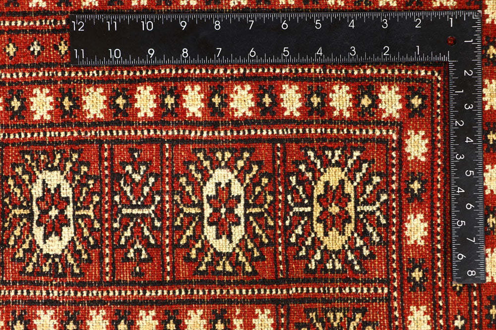 Firebrick Bokhara 8' 2 x 9' 9 - No. 59440 - ALRUG Rug Store