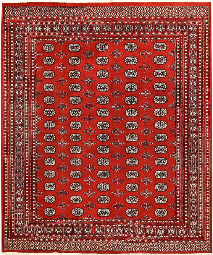 Firebrick Bokhara 8' 2 x 9' 9 - No. 59440 - ALRUG Rug Store